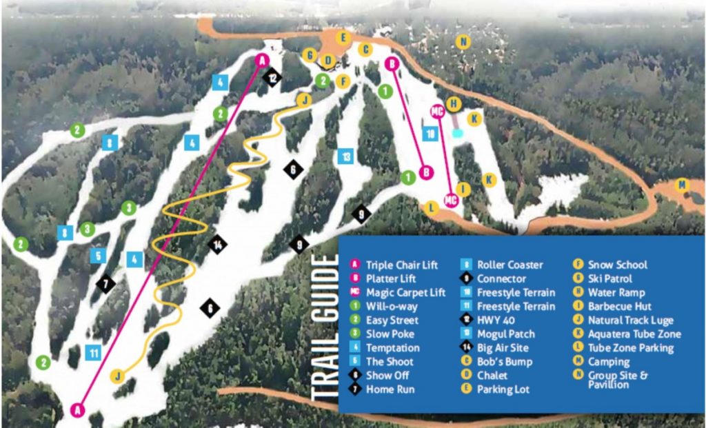 Winter Trail Map
